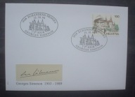 FDC Mi 1535 SZWAJCARIA GEORGES SIMENON