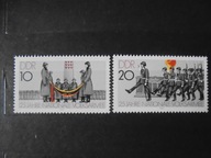 DDR Mi. 2580-81** 25-lecie Armii Ludowej NRD