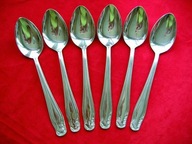 GERLACH stainless Poland Łyżki Obiadowe do ZUPY ROCOCO - NOWE - NIEUŻYWANE