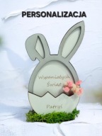 Króliczek, dekoracja wiosenna, grawer, upominek na Wielkanoc, na gotówkę