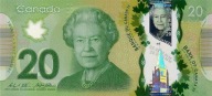 Kanada-20 dolarów P-108b UNC Polimer