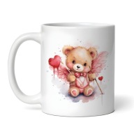 Kubek z misiem, walentynki, miłość 330ml