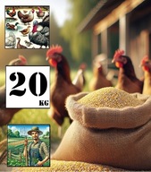 DROBNA MIESZANKA - Naturalna pasza dla kur drobiu. Prosto od Rolnika! 20kg