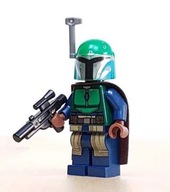 Lego Star Wars - Mandalorian Tribe Warrior - sw1078 plus blaster