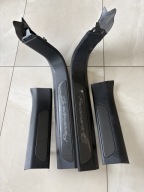 LISTWY NAKŁADKI PROGOWE CARBON PORSCHE PANAMERA 971 4S LED 1