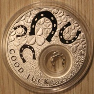 "Podkówka" z serii "Monety na Szczęście" 1$ DOLAR 2010 NIUE + CERTYFIKAT