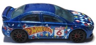 Model HW Mitsubishi Lancer Evo X Niebieski J27 HW Race Team #6