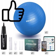 PIŁKA GIMNASTYCZNA REVITY GYM BALL PRO 65CM DO ĆWICZEŃ REHABILITACJI