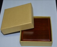 Pudełko drewniane mahoń