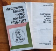 Katalog Monet Polskich 2 szt. (1916-1982 i 1916-1987) Cz. Kamiński BCM