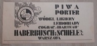Haberbusch i Schiele Warszawa reklama na Boże Narodzenie - lata 30e
