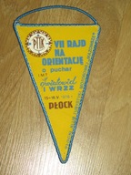 VII RAJD NA Orientację ŚWIATOWID PŁOCK 1976 proporczyk