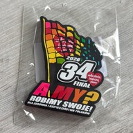 Pamiątkowy magnes z 34. finału WOŚP