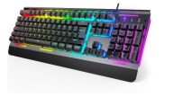 Klawiatura Gamingowa RGB Tecknet Czarna QWERTY