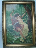 Obraz Zakochani na Huśtawce