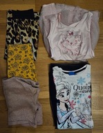 Zestaw ubrań dziecięcych r.128, 5 sztuk (8 zł sztuka)