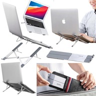 PODSTAWKA POD LAPTOPA NA BIURKO ALUMINIOWA NOTEBOOK TABLET STOJAK GRAFICZNY