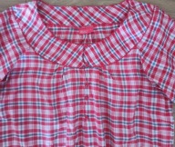 Okay BLUZKA DAMSKA W KRATKĘ Przewiewna LATO r.44