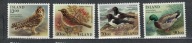 01-Fil20- Islandia- Ptaki leśne i wodne,4szt