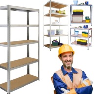 REGAŁ MAGAZYNOWY WARSZTATOWY GARAŻOWY METALOWY REGAŁ PIWNICA SOLIDNY