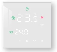 Termostat BEOK TGW60W-WIFI-WPB Termostat Smart TUYA WiFi biały / czarny