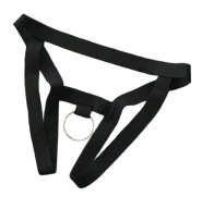 Bielizna jockstrap z metalowym ringiem L