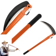 KOSA RĘCZNA DO OGRODU DO SIANA DO TRAWY Z OSEŁKĄ I KOSIKIEM VERGIONIC