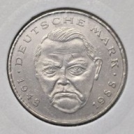 *NIEMCY [0215]*2 marki 1990 *J* Niemcy Zachodnie (RFN) Ludwig Erhard, Herb