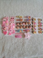 Zestaw Do Włosów Lilo Stitch Gumki Hello Kitty Spinki Kapibara 43szt B14