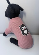 UBRANKO sweterek różowy dla psa typu york S