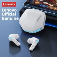 Słuchawki Bluetooth Lenovo ThinkPlus GM2 PRO Białe - Podświetlenie LED Blue