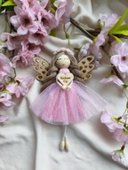 Aniołek prezent na walentynki anioł stróż kocham Cię makrama