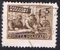 1950 Polska fi 513 - Wydanie na odbudowę Warszawy