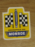 MONROE INDIANAPOLIS 500 naklejka z PRL