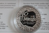 10 złotych 2020 r 40. rocznica NSZZ Solidarność