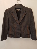 KAREN MILLEN ŻAKIET MARYNARKA WEŁNIANY R.S/M ORYGI