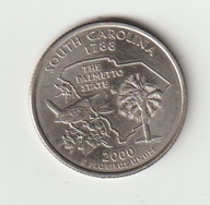 USA 25 centow 2000 D South Carolina