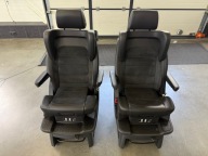 FOTELE OBROTOWE ALCANTARA SKÓRA VW MULTIVAN T6 T6.1 T5 CALIFORNIA PODNOSZON