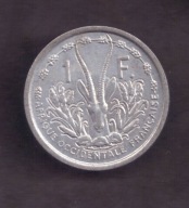 Francuska Afryka Zachodnia - 1 Frank 1948 rok