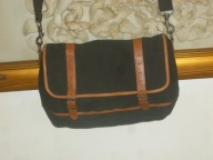 PIER ONE-25/44CM-SKÓRA NAT PLUS TKANINA -JAK NOWA.