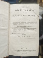 Nouveau dictionnaire de la langue francaise - 1814 - F. J. Mayeux