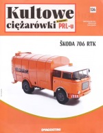 SKODA LIAZ 706 RTK BOBR śmieciarka 1:43 Kultowe ciężarówki z epoki PRL 126