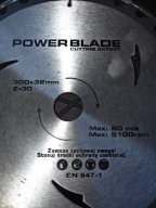 TARCZA WIDIOWA 300mm*32*30T POWER BLADE