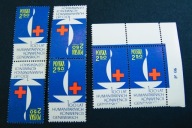 1963 Fi 1244** - 100-lecie PCK - tete-beche