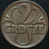 2 grosze 1939 - około menniczy egzemplarz