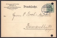 1911 WROCŁAW - ALTMANN & FRIEBE - FABRYKA PAPIERU