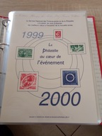 znaczki Francji..46 kart ze znaczkami stemplami okol .......ALB46K