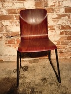 Krzesła GALVANITAS s23 z siedziskiem z pagholz 6 sztuk