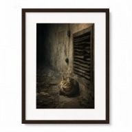 Fotografia artystyczna Kot postapo, artprint 20x30