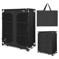 SZAFKA GOSPODARCZA TURYSTYCZNA SKŁADANA PRZENOŚNA 3 PÓŁKI Z TORBĄ DO 20KG